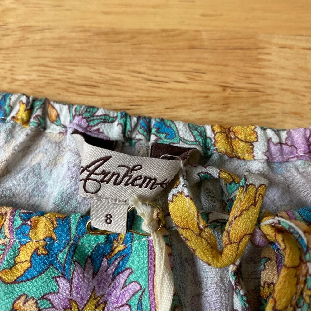 ARNHEM 'Stella' Multicolored Floral Off The Shoulder Play Dress Size 8 RRP $179 - Picture 5 of 16